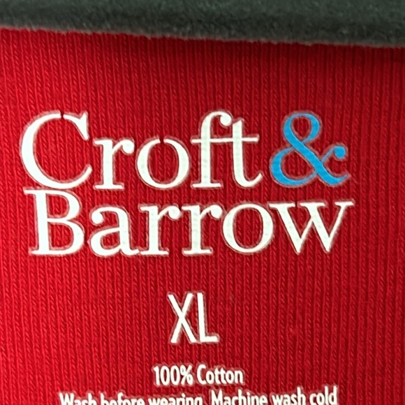 Croft & Barrow Red XL/XXL Top - Picture 4 of 5